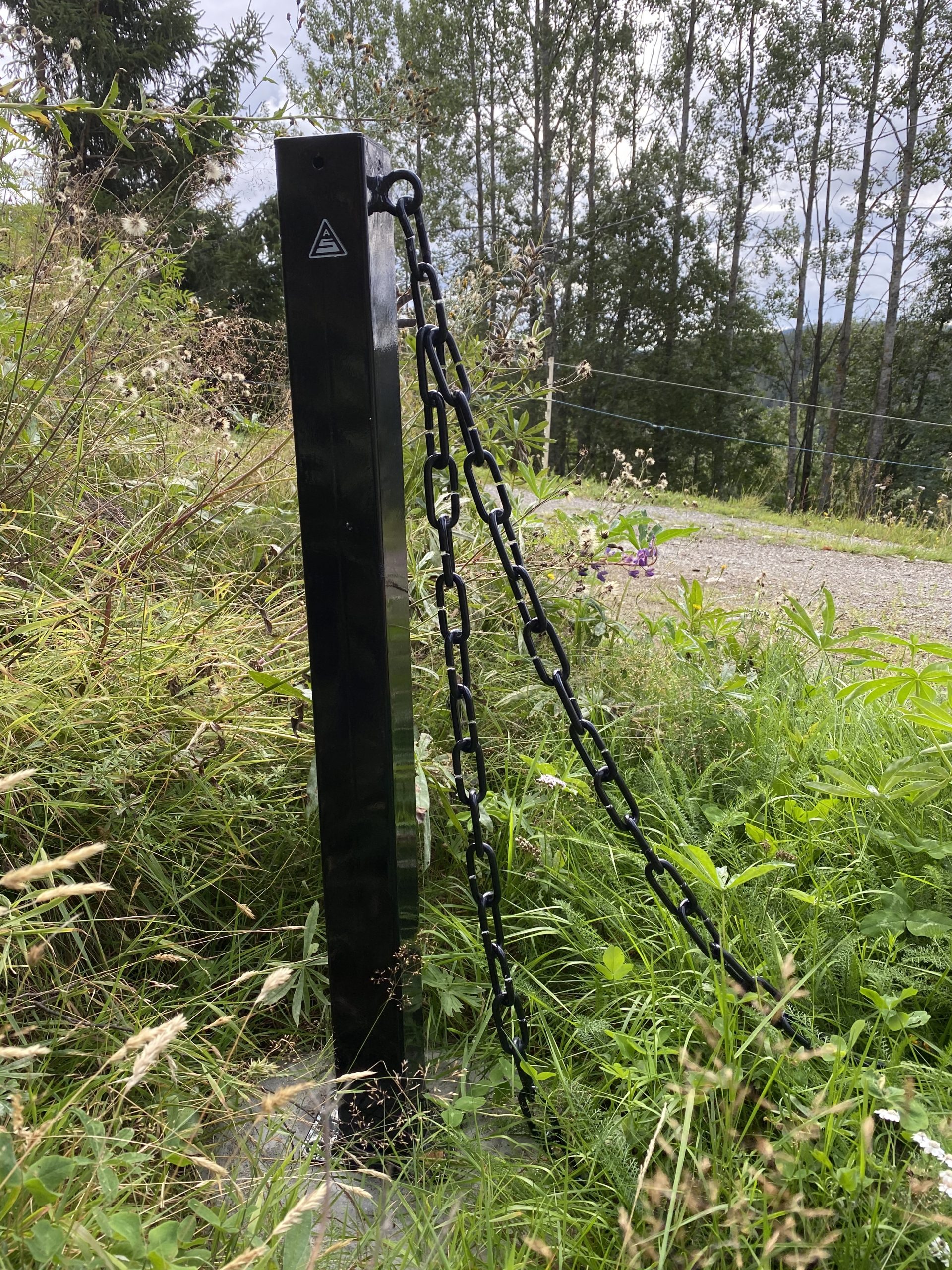 Kjettingstolpe 4711PB Svart 2020